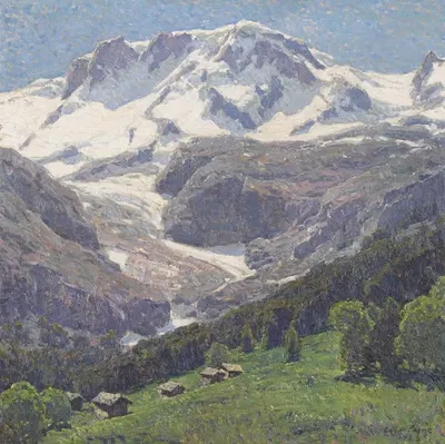 Высокие Альпы by Эдгар Олвин Пейн, 1923 — digital art print download