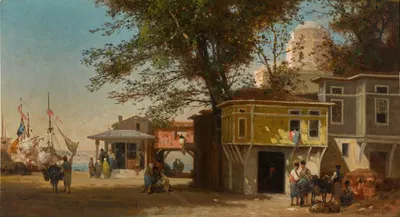 On the Bosphorus by Germain Fabius Brest — digital art print download