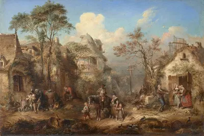 Le retour des conscrits by François-Louis Lanfant De Metz — digital art print download