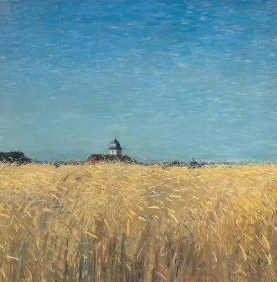 Поле кукурузы в разгар лета by Ханс Ам Энде, 1897 — digital art print download