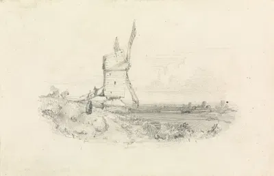 Windmill by Уильям Кэллоу — digital art print download