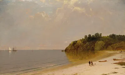 On the Coast by John Frederick Kensett, 1870 — digital art print download
