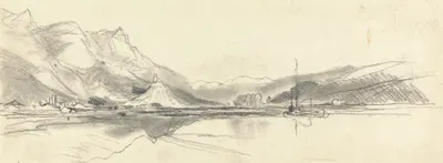 On the Rhine by William James Müller, 1834 — digital art print download