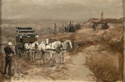 Осада Парижа, 1871 by Жюль Жирарде — digital art print download