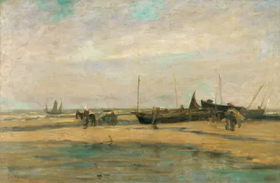 Seascape at De Panne by Louis Artan — digital art print download