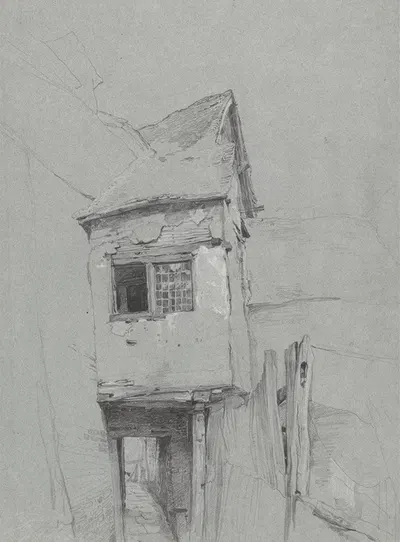 An Alley with a Passage through a House by Уильям Малриди — digital art print download