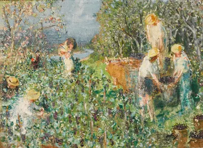 Les vendanges by Pierre-Eugène Montézin — digital art print download
