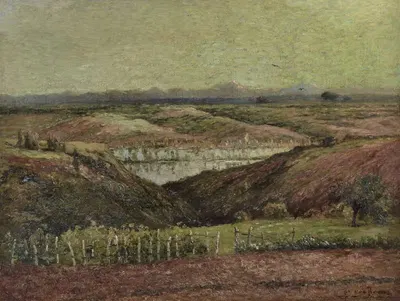 Окрестности Коломбеля – (Тарн). Долина by Пьер-Эрнест Принс — digital art print download