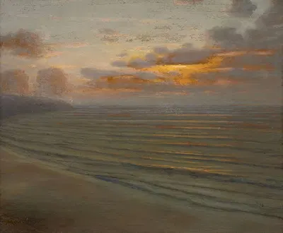 Effets de lumière sur la mer by Thomas Alexander Harrison — digital art print download