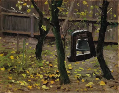 The dinner bell in the garden at Brøndum's Hotel by Valdemar Schønheyder Møller, 1893 — digital art print download