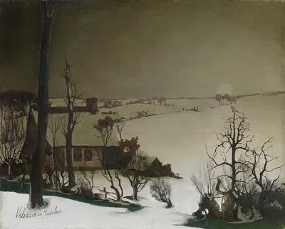 Зимний пейзаж by Валериус де Саделер, 1923 — digital art print download