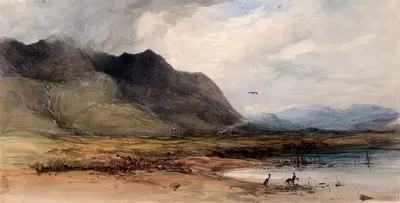 Glen Inagh, Connemara by William Evans of Eton, 1838 — digital art print download