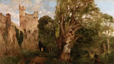Замок Науорт, Камбрия by Уильям Джеймс Блэклок, 1849 — digital art print download