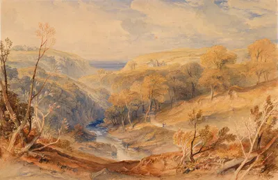 A Wooded Valley on the Isle of Man by William Leighton Leitch — digital art print download