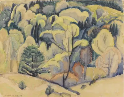 Нью-Гэмпшир by Уильям Зорах, 1917 — digital art print download