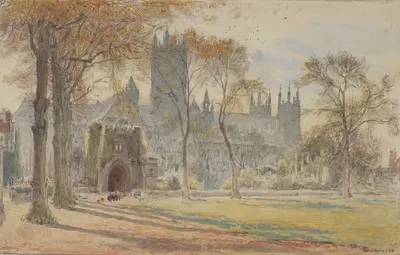 Кентербери by Альберт Гудвин, 1885 — digital art print download