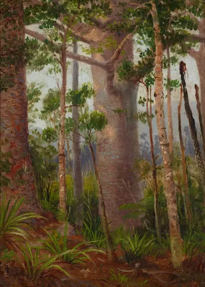 Сцена с кустами by Чарльз Бломфилд, 1919 — digital art print download