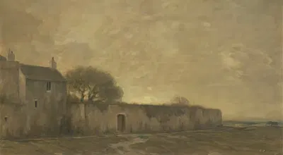 Садовая стена by Чарльз Холмс, 1909 — digital art print download