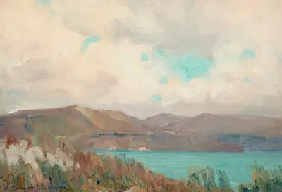 Гавань Веллингтона с Муритай by Эдвард Фристрем — digital art print download