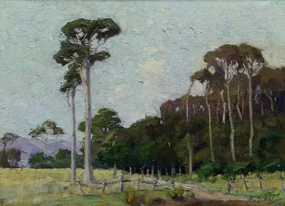 Бартонс Буш, Трентем by Эрнест Джордж Худ, 1917 — digital art print download