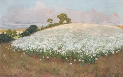 Поле гречихи I by Фриц Овербек, 1897 — digital art print download