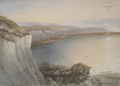 Утесы Спитона, Фили, Йоркшир by Генри Барлоу Картер, 1840-1860 — digital art print download