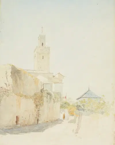 Мечеть в Тлемсене by Джеймс Кроу Ричмонд, 1875 — digital art print download