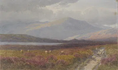 Моши в Пен-Крейг, Северный Уэльс by Джеймс Кернок, 1871 — digital art print download