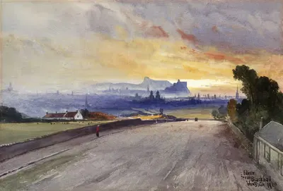 Эдинбург с Блэкхолла by Джон Блэр, 1920 — digital art print download