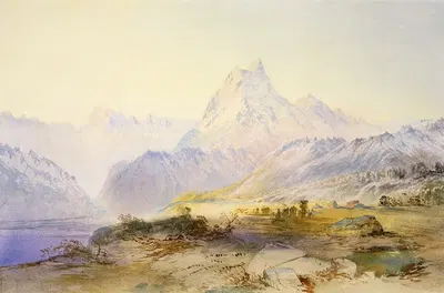 Гора Кук by Джон Галли, 1860 - 1880 — digital art print download