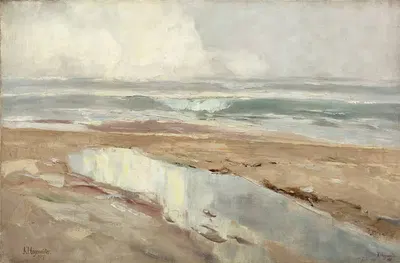 Пляжный ландшафт (Свинемюнде) by Карл Хагемейстер, 1907 — digital art print download