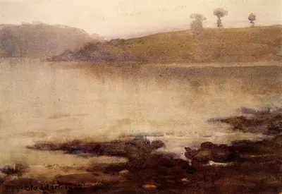 Корнуолльский пейзаж by Маргарет Стоддарт, 1902 — digital art print download