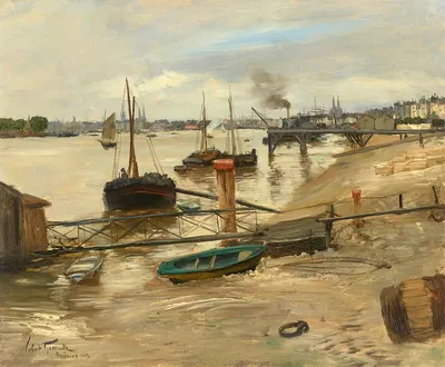 Le port de Bordeaux by Norbert Goeneutte, 1883 — digital art print download