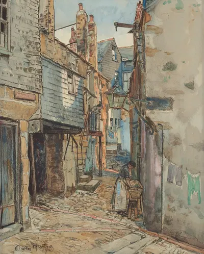 Карнглейз Стрит by Оуэн Мертон, 1910 — digital art print download