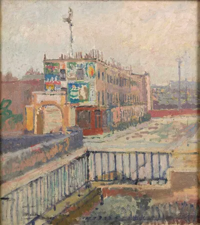 Хэмпстед Роуд, Кэмден Таун by Спенсер Фредерик Гор, 1910 — digital art print download