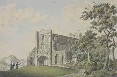 Melrose Abbey by Thomas Hearne — digital art print download
