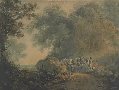 Карьер недалеко от Плимута by Уильям Пейн, 1791 — digital art print download