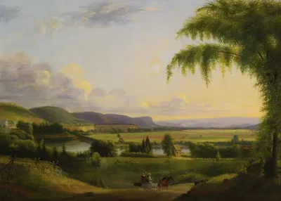 Вид рядом с Дирфилдом by Альбион Харрис Бикнелл, 1856 — digital art print download