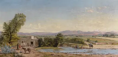 Город Мехико с усадьбы Лос-Моралес by Конрад Уайз Чэпмен, 1899 — digital art print download