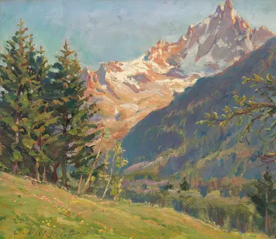 Landscape by Constantin Westchiloff — digital art print download