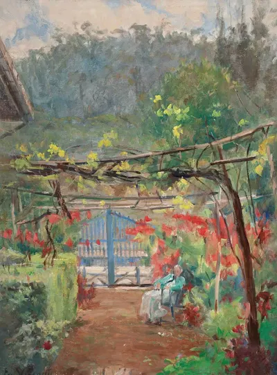 Отдых в моем саду by Элизеу Висконти, 1938 — digital art print download