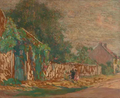 Цветы на улице by Элизеу Висконти, 1916 — digital art print download