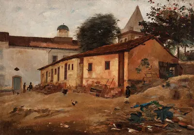 Морро де Сан-Бенту by Элизеу Висконти, 1887 — digital art print download