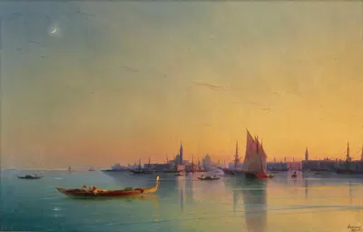 Венеция на закате by Иван Константинович Айвазовский, 1873 — digital art print download