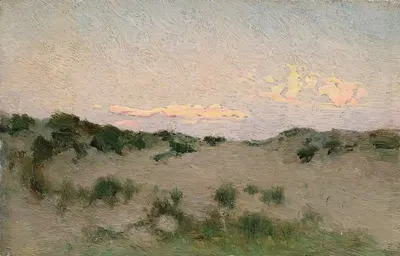 Dunes au crépuscule by Ivan Pavlovich Pokhitonov — digital art print download
