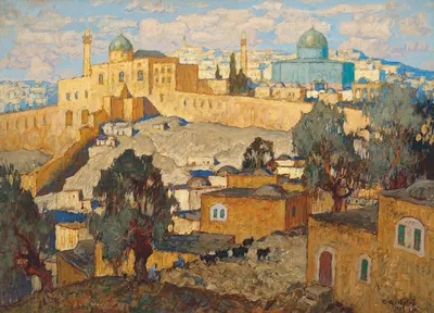Иерусалим by Константин Иванович Горбатов, 1935 — digital art print download