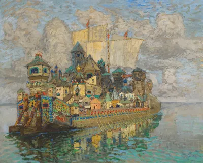 Невидимый город Китеж by Константин Иванович Горбатов, 1913 — digital art print download