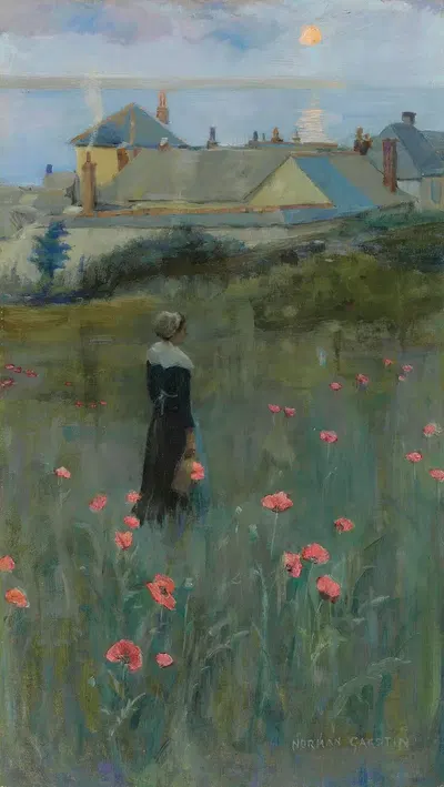 Poppies by Norman Garstin — digital art print download