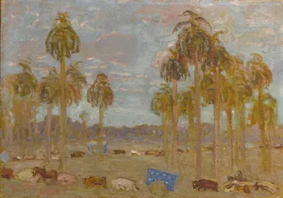 La Conquista del Chaco by Pedro Figari, 1922 — digital art print download