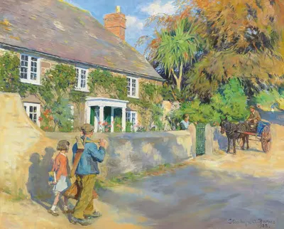 Старый корнуольский особняк by Стэнхоуп Александр Форбс, 1935 — digital art print download